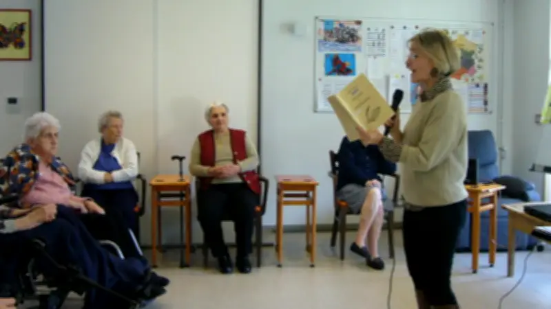 La médiathèque de Lozère offre des lectures aux aînés en Ehpad à Chanac
