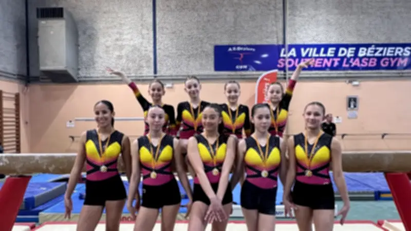 L'AGLM triomphe aux championnats interdépartementaux de gymnastique à Béziers