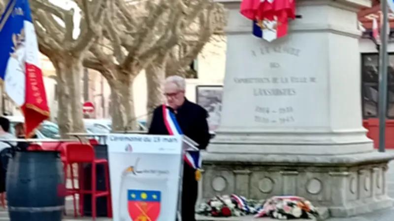 Lansargues commémore le 19-Mars avec émotion et transmission officielle