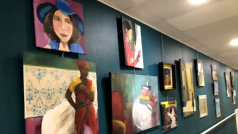 L'association Arts et culture illumine l'Ehpad Ronzier-Joly avec une exposition de peinture