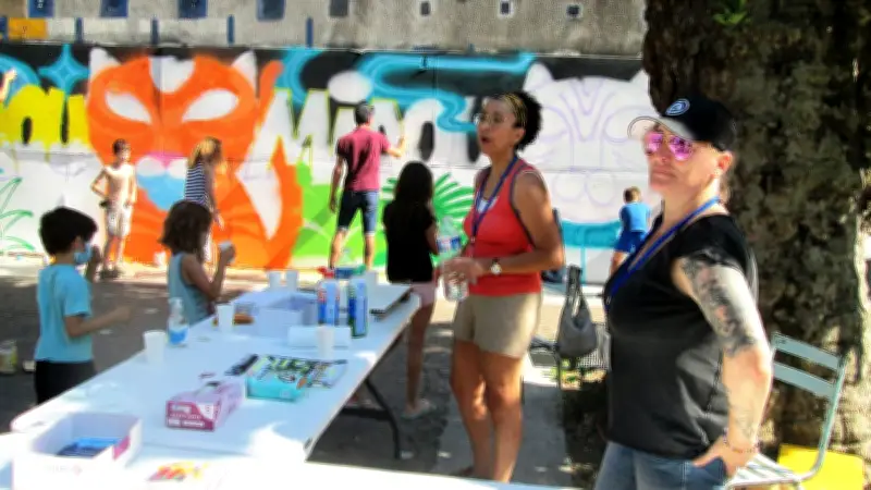 L'association Miaou initie les enfants au street art à Bessèges