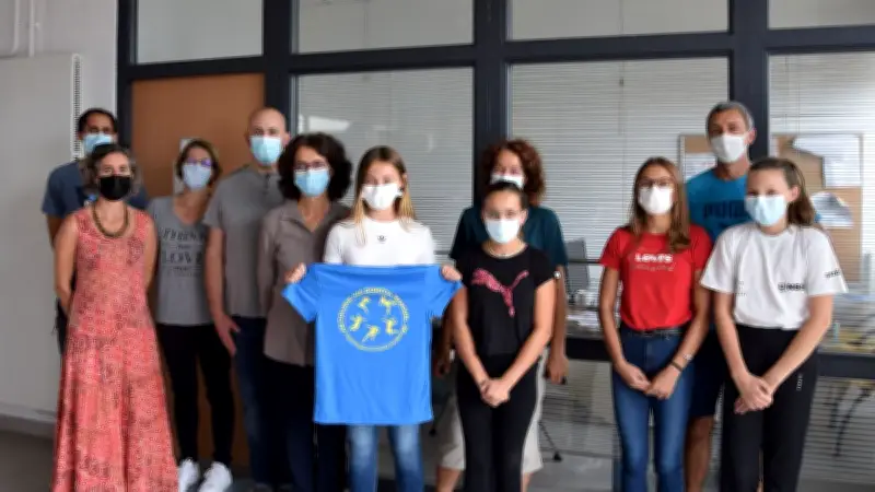 L'Association Sportive du Collège Via Domitia Élit un Nouveau Bureau et Dévoile son Logo