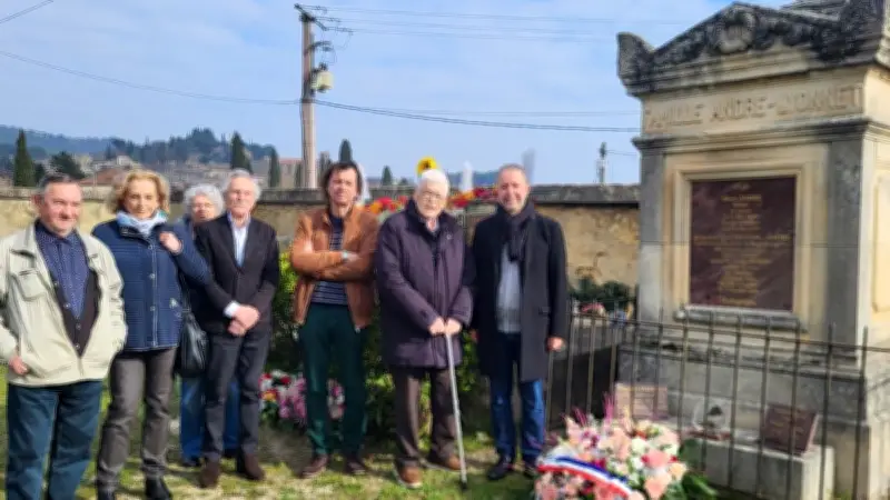 Laudun-l'Ardoise rend hommage à Jacqueline Bret-André, gardienne de l'héritage d'Albert André