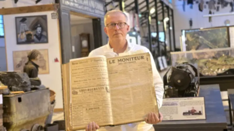 Laurent Aiglon dévoile l'histoire de La Grand-Combe à travers Le Moniteur des Cévennes