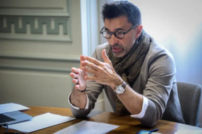 Laurent Bruneau, maire d'Agen, en campagne pour la présidence de l'Agglomération