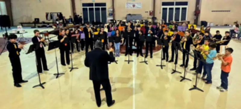 L'école de musique de Pomarez triomphe à Bassercles avec un concert délocalisé