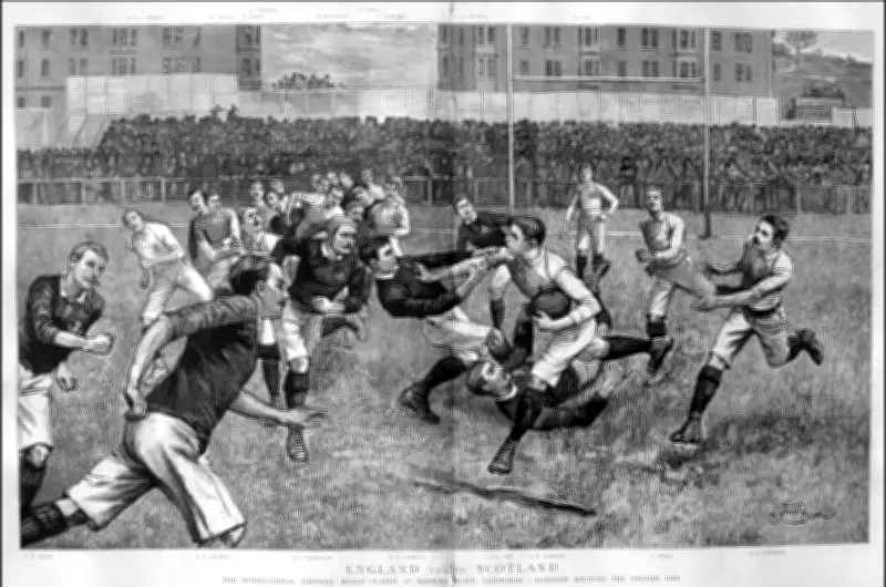 Le 27 mars 1871 : Premier match de rugby international entre l'Écosse et l'Angleterre