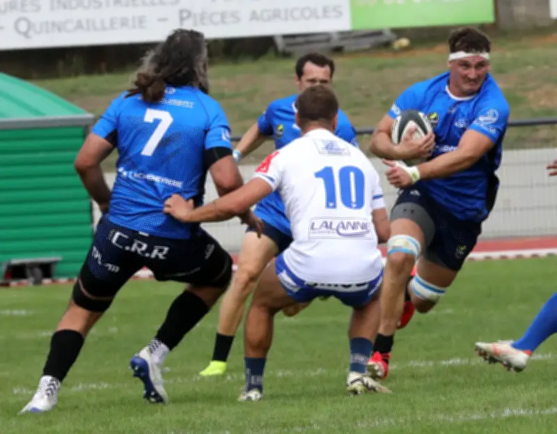 Le CA Sarlat s'impose laborieusement face à Oloron en rugby