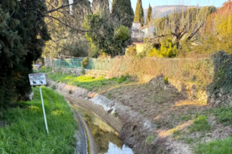 Le canal de la Siagne à sec : un arrêt technique annuel pour l'entretien