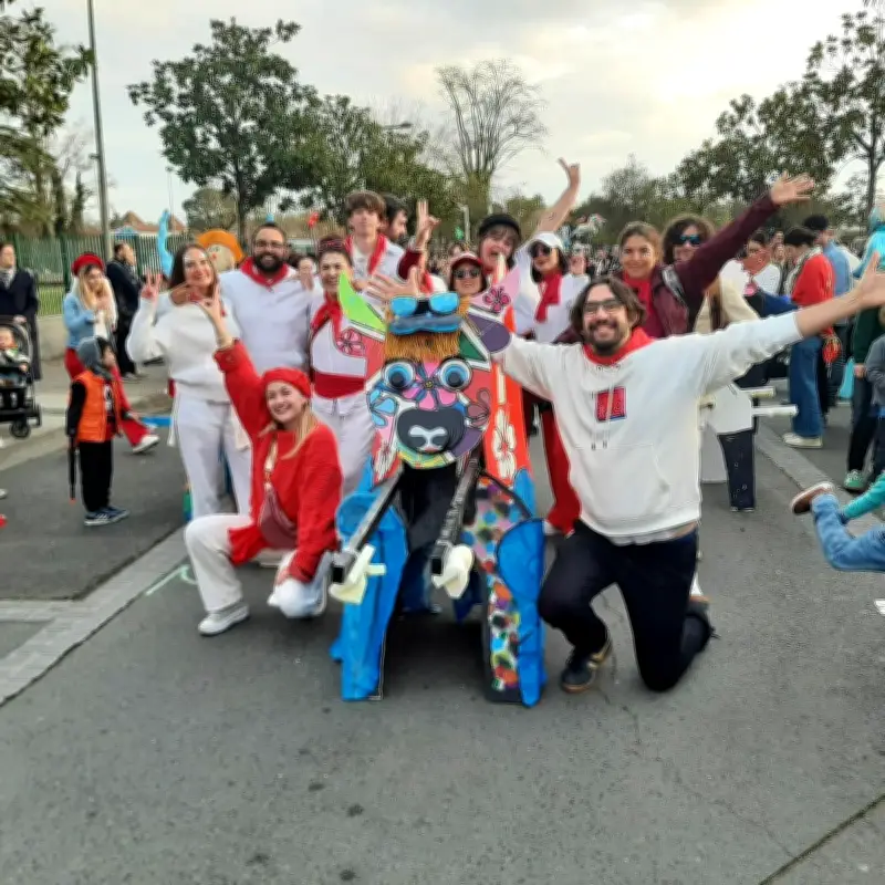 Le carnaval de Pessac triomphe des nuages pour une fête colorée du Sud-Ouest