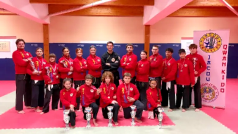 Le club de Jacou brille lors de la Coupe de France de Qwan Ki Do
