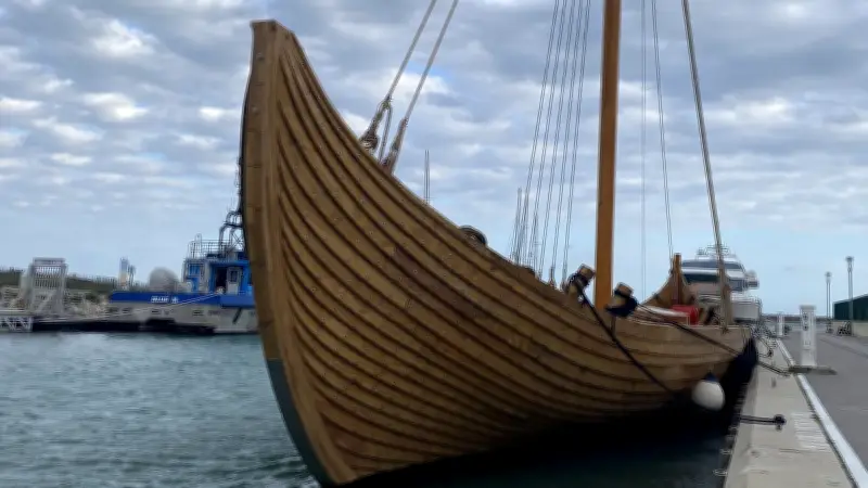 Le drakkar Orkan fait escale à Frontignan avant l'événement Escale à Sète