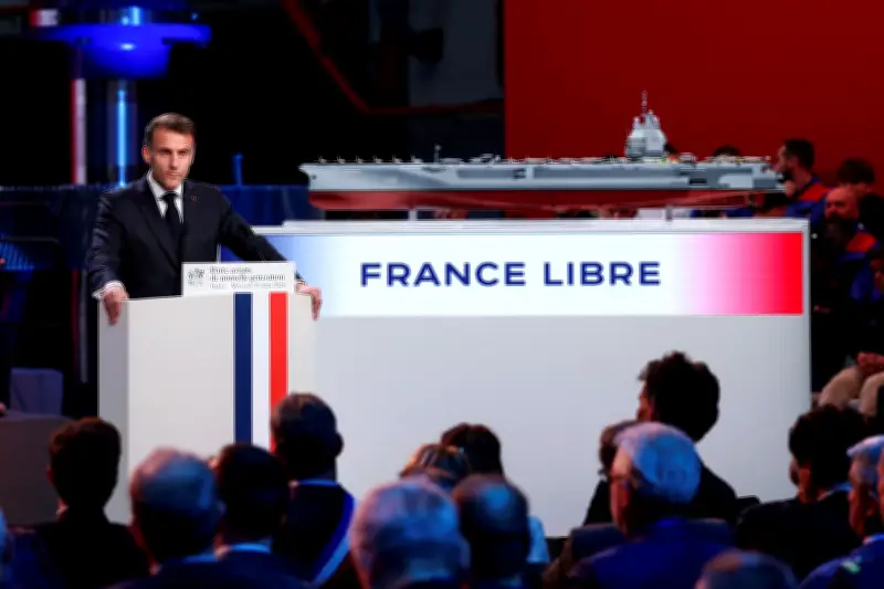 Le futur porte-avions français PANG baptisé « France Libre » par Emmanuel Macron
