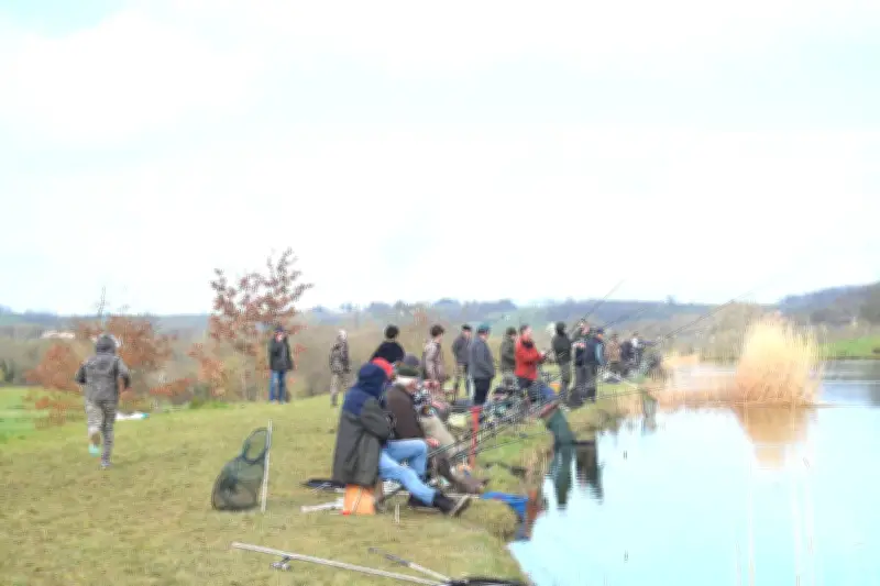 Le lac de Sandrine Dubernard accueille un challenge de pêche à la truite couronné de succès