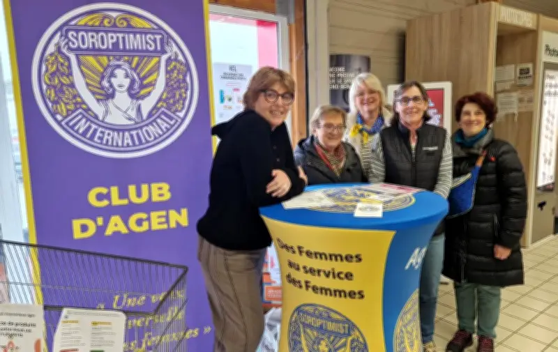 Le Soroptimist d'Agen mobilisé : collecte solidaire et hommage à Suzanne Noël