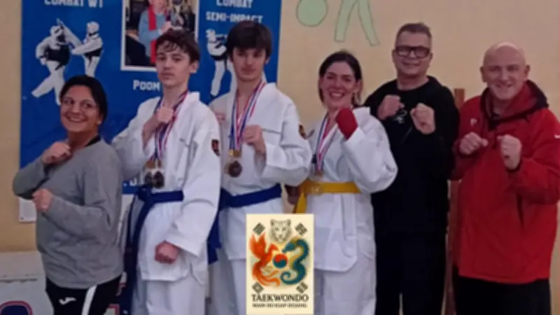 Le Taekwondo Abonnés brille à l'Open de Gignac avec trois médailles