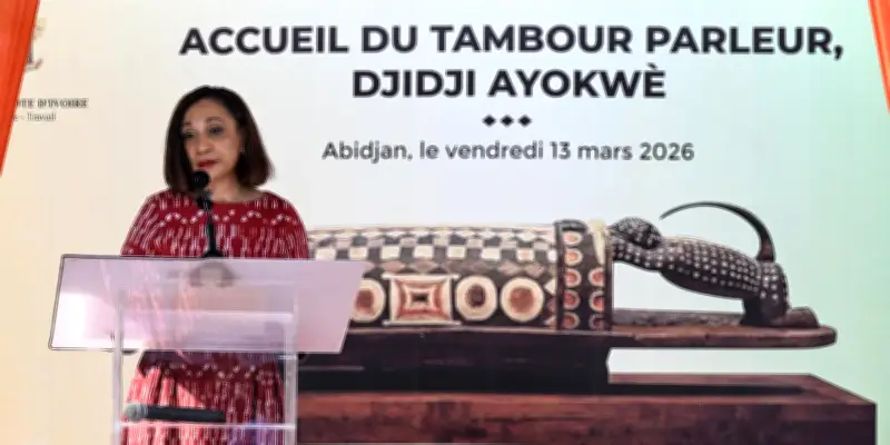 Le tambour parleur revient en Côte d'Ivoire après 110 ans de pillage colonial