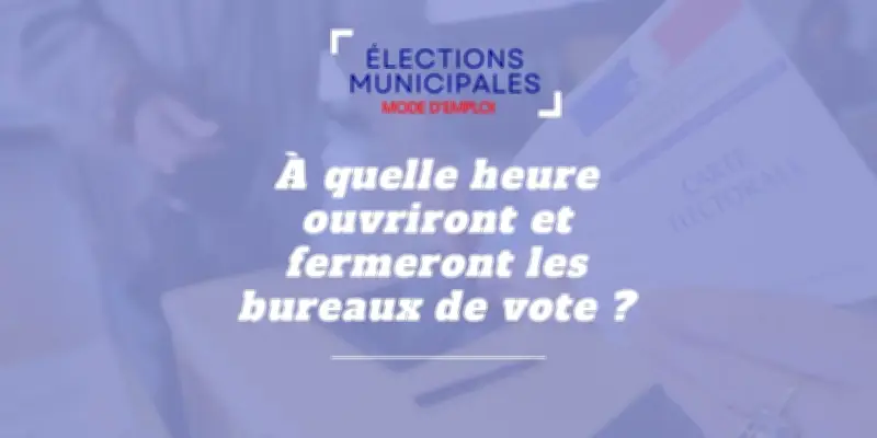 Élections municipales 2026 : horaires des bureaux de vote et conseils pratiques