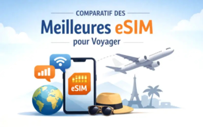 Les 5 meilleures eSIM pour voyager en 2026 : comparatif complet