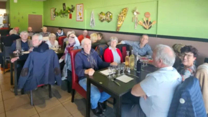 Les aînés de Servas partagent un repas convivial au restaurant Le Girasol