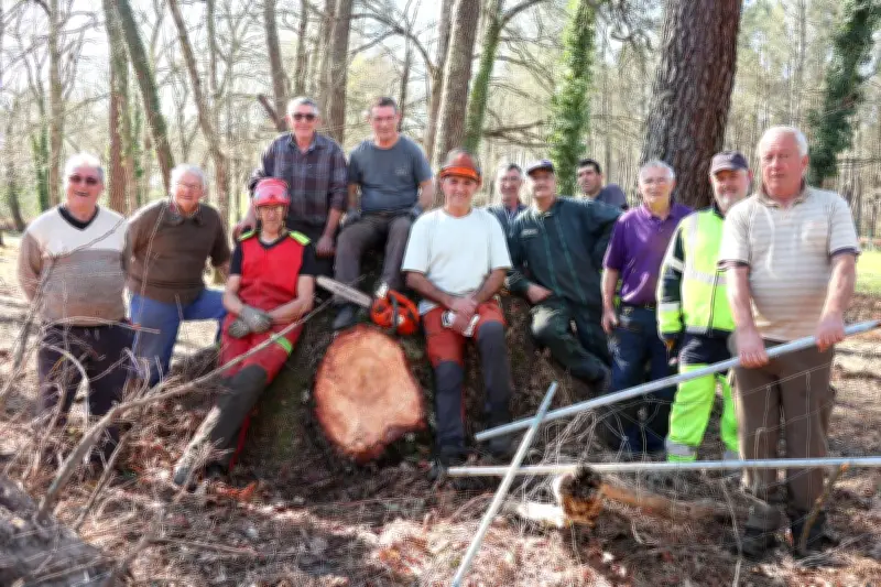 Les bénévoles des Landes d'Armagnac préparent la grande foire du 1er mai