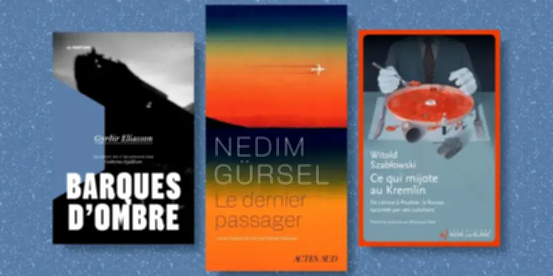 Les brèves critiques littéraires : Eliasson, Gürsel, Pazzottu, Szabłowski et Trenet