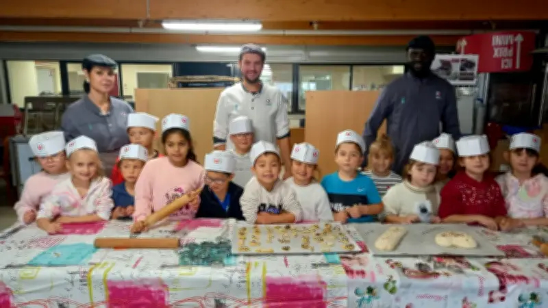 Les écoliers de Mende découvrent le parcours du blé jusqu'au pain