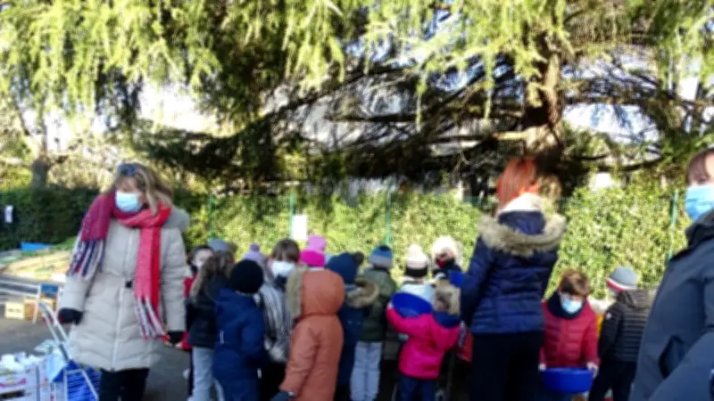 Les écoliers de Saint-Privat-des-Vieux découvrent le marché en images
