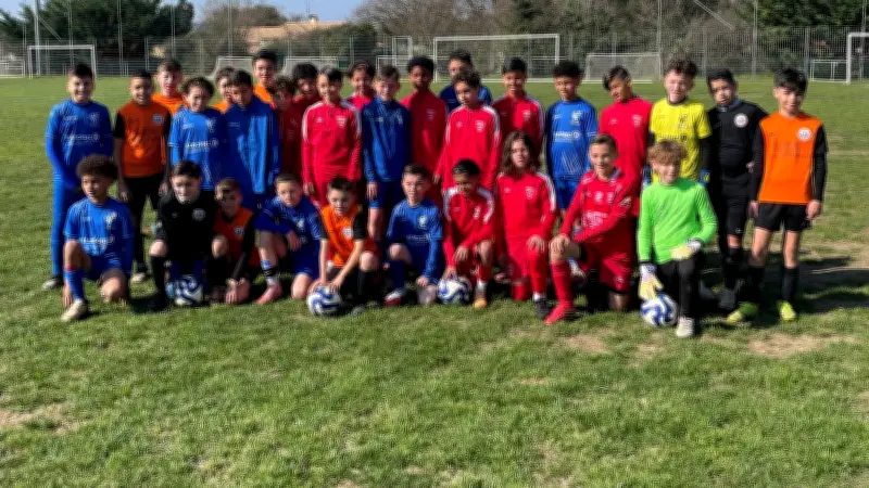 Les jeunes footballeurs de Vers-Pont-du-Gard brillent en matchs amicaux