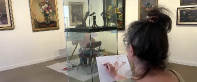 Les journées des copistes illuminent le musée Albert-André de Bagnols-sur-Cèze