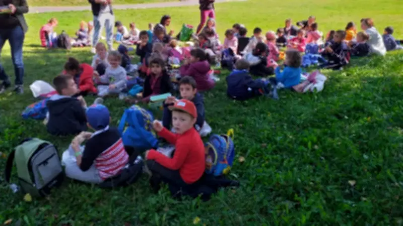 Les maternelles de la Coustarade découvrent le sport en pleine nature avec l'Usep 48