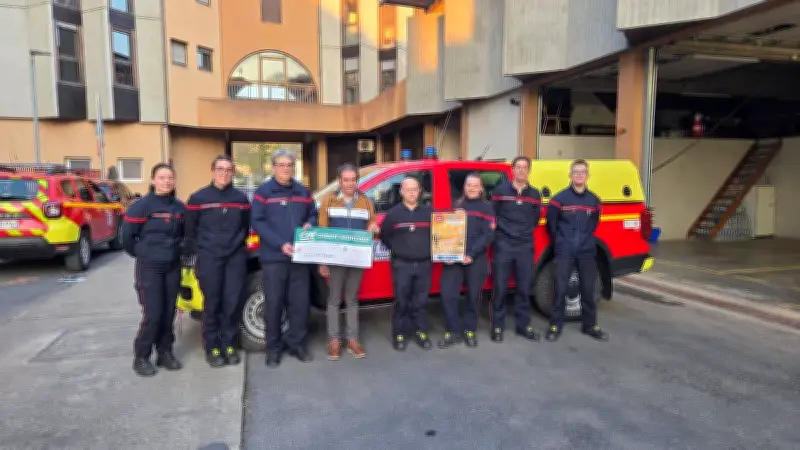 Les sapeurs-pompiers de Saint-Affrique mobilisés pour le Téléthon et les orphelins