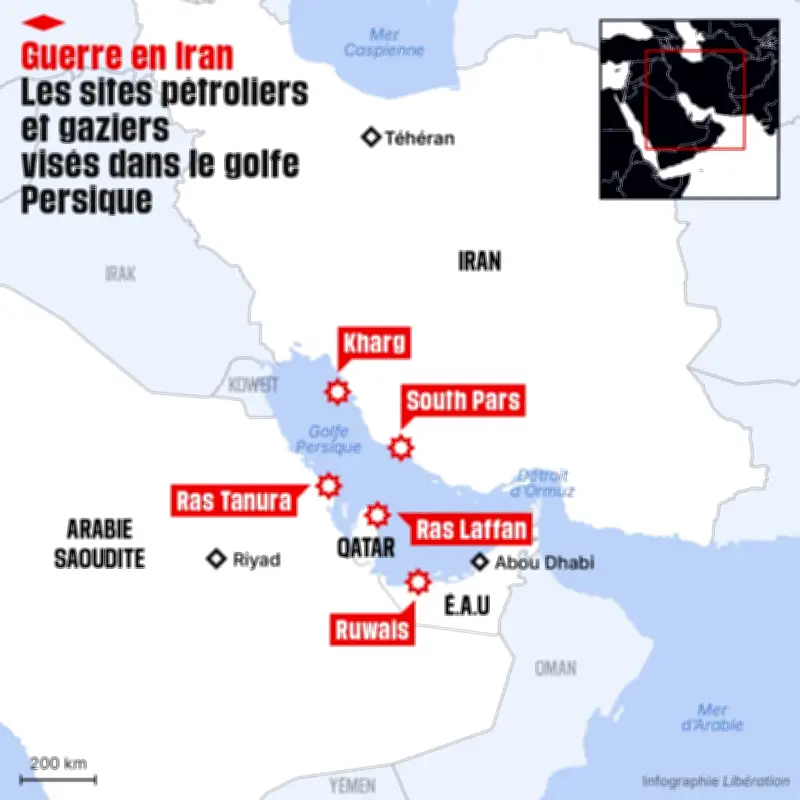 Les sites pétroliers et gaziers du Golfe visés par des attaques ciblées