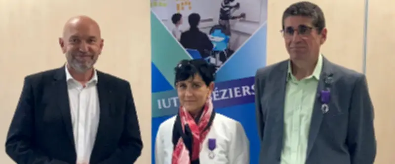 L'IUT de Béziers et son directeur honorés par l'Université de Montpellier