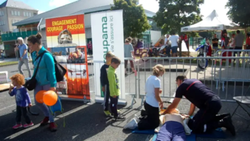 Lozère : Les gestes qui sauvent enseignés par les pompiers lors de la Fête du sport