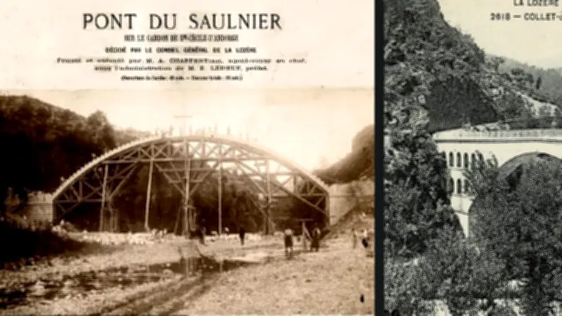 L'éphémère pont Saulnier du Collet-de-Dèze : un ouvrage romanesque disparu en 1912