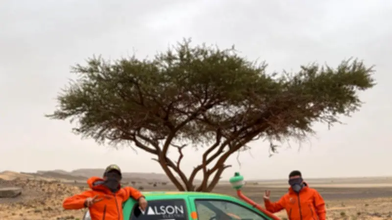 L'équipage de Sauvian brille au Twing Raid 2026 au Maroc pour une cause solidaire