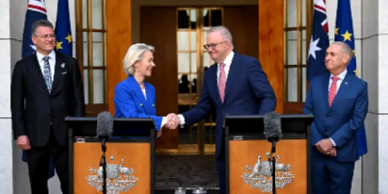 L'UE et l'Australie scellent un accord commercial historique pour renforcer leurs échanges