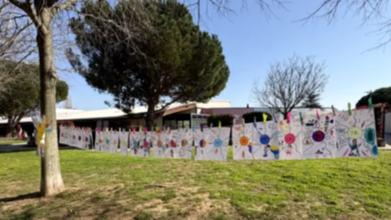 Lunel-Viel : Les élèves de Gustave-Courbet brillent à La Grande lessive