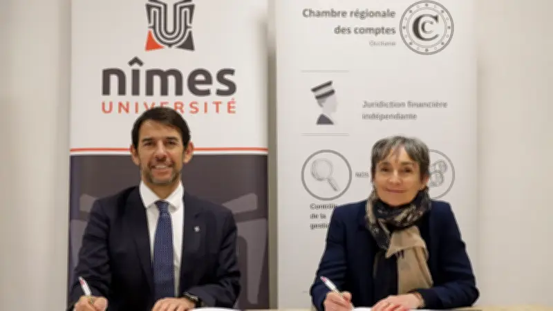 L'université de Nîmes et la Chambre des comptes Occitanie renforcent leur partenariat
