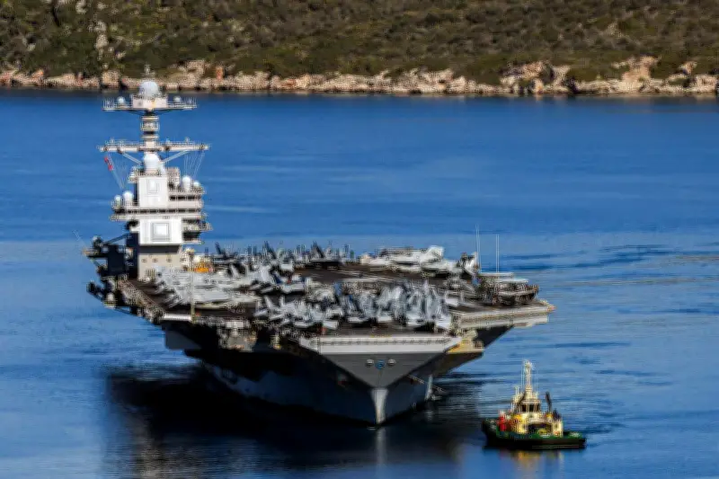 L'USS Gerald R. Ford en escale forcée en Grèce après incendie et problèmes sanitaires