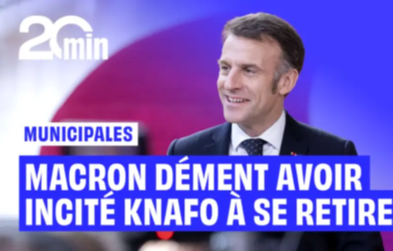 Macron dément toute implication dans l'affaire Knafo et les municipales parisiennes