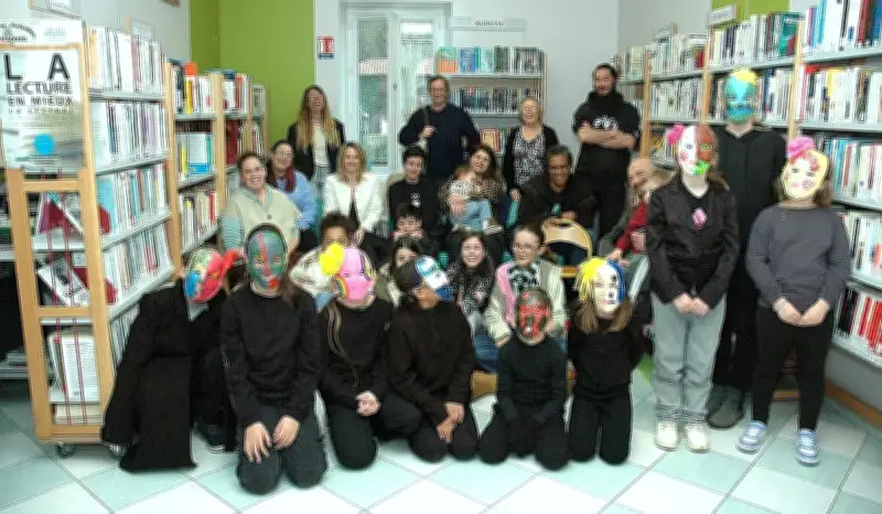 Magescq : un défilé de masques clôture des ateliers créatifs pour enfants