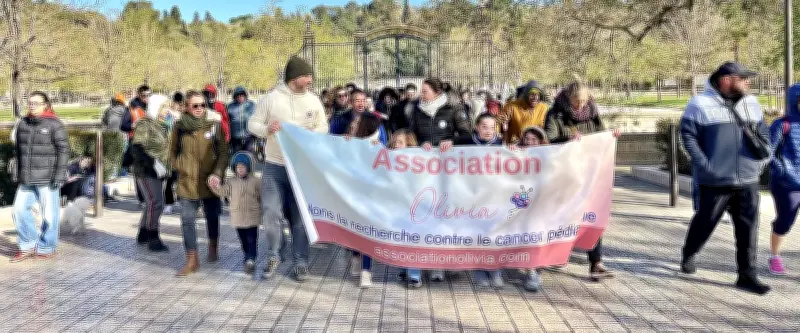 Marche solidaire à Nîmes pour Olivia et la recherche contre un cancer pédiatrique rare