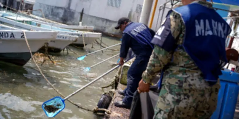 Marée noire au Mexique : les plages souillées et la colère des écologistes