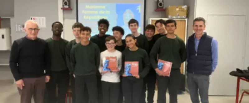 Marianne et la Légion d'honneur sensibilisent les lycéens aux valeurs républicaines