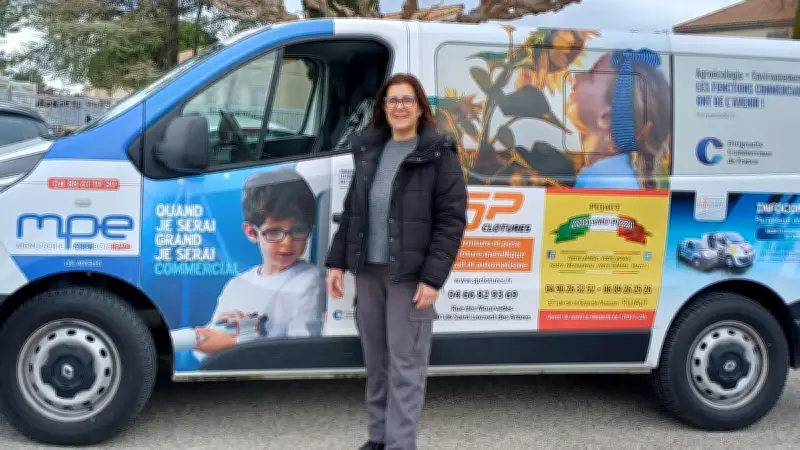 Marie-Laure Caradec, conductrice de navette à Pujaut, incarne le service public local