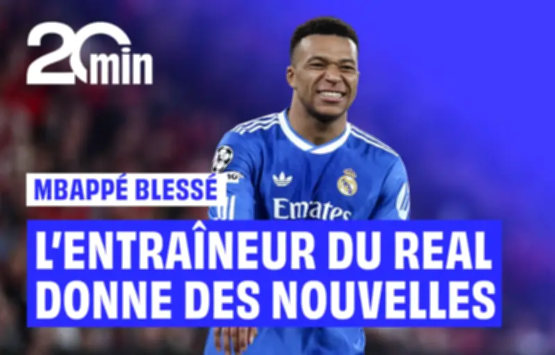 Mbappé en convalescence : l'entraîneur du Real Madrid donne des nouvelles rassurantes