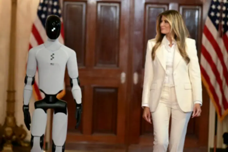 Melania Trump accueille un robot humanoïde IA à la Maison-Blanche pour un sommet éducatif