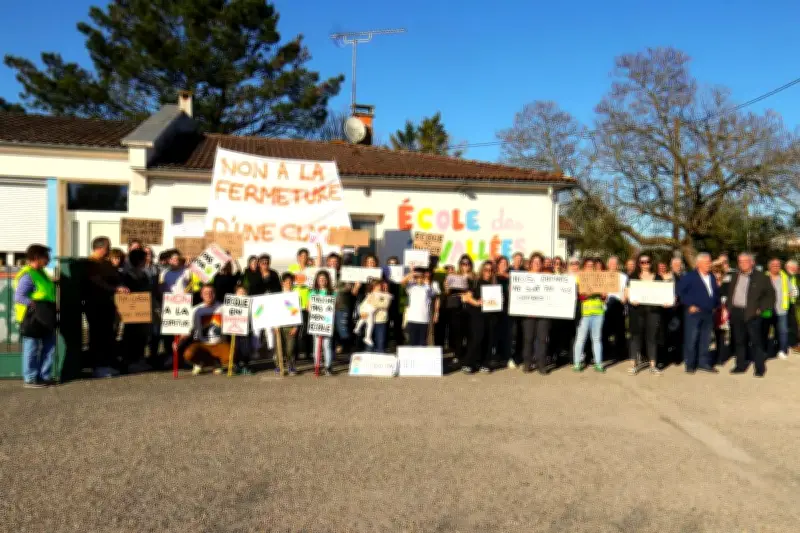 Mobilisation à Villeton contre la suppression d'un poste d'enseignant dans le RPI